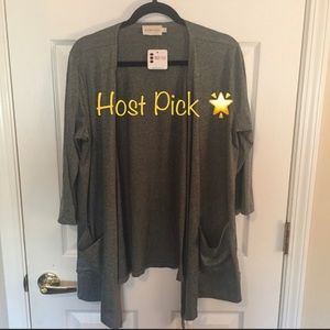 NWT Gray Cardigan